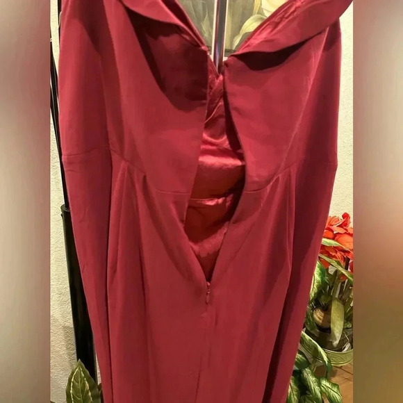 City Chic Rippled Love Magenta dress size XL/22 - Picture 3 of 11